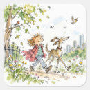 Search for whimsical bird stickers Cute