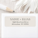 Search for ecru return address labels For her
