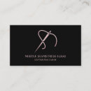 Search for threading business cards Rose gold
