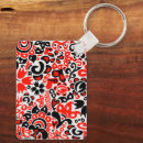 Search for aesthetics key rings Floral pattern