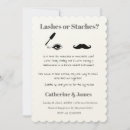 Search for funny gender reveal invitations Moustache