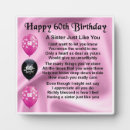 Search for 60th birthday plaques For her