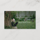 Search for panda bear business cards Wildlife