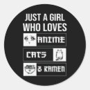 Search for anime cat girl stickers Ramen