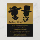 Search for little lady baby shower invitations Black