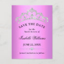 Search for sweet 16 save the date postcards Glitter