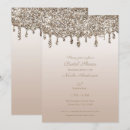Search for glitter bridal shower invitations Glam