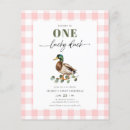 Search for duck hunting birthday invitations One lucky duck