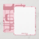 Search for abstract patterned note cards Retro
