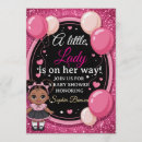 Search for little lady baby shower invitations Elegant