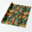 Search for feathers wrapping paper Floral