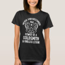Search for never underestimate the power tshirts Goldsmith