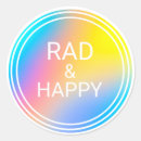 Search for rad stickers Happy