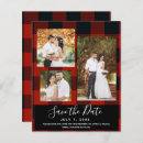 Search for red black save the dates Engagement