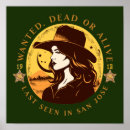 Search for western wanted posters Cowgirl