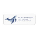 Search for whale return address labels Animals