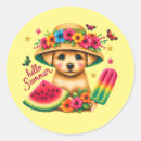 Search for summer dog stickers Cute