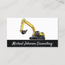 Search for heavy equipment business cards Professional