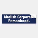 Search for corporation bumper stickers Corporations are not people