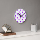 Search for polka dot clocks Circle
