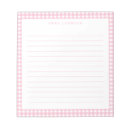 Search for lined notepads Plaid