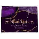 Search for purple and gold gift bags Marble