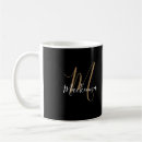 Search for monogram black gold mugs Monogrammed