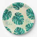 Search for tropical paper plates Watercolor