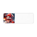 Search for rabbit return address labels Merry christmas