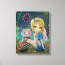 Search for alice wonderland canvas prints Cheshire cat