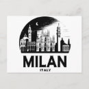 Search for italian cities postcards Milan