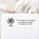 Search for tropical christmas return address labels Hawaii