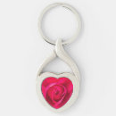 Search for red pink key rings Flower