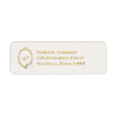 Search for oval return address labels Vintage