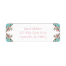 Search for blossoms return address labels Cherry