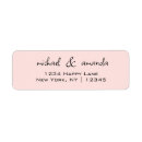 Search for handwritten wedding return address labels Elegant