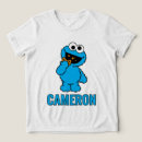 Search for elmo and cookie monster tshirts Name text option