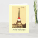 Search for eiffel tower christmas cards France