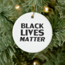 Search for black lives matter christmas tree decorations Equality