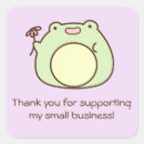 Search for frog thank you stickers Kawaii