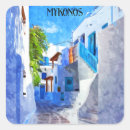 Search for mykonos stickers Watercolor
