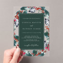 Search for red and green wedding invitations Modern