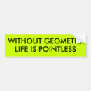 Search for geometry bumper stickers Math