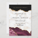 Search for burgundy black and gold wedding invitations Marble