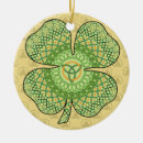 Search for four leaf clover christmas tree decorations Saint