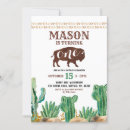 Search for desert birthday invitations Wild west birthday