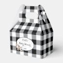 Search for buffalo favour boxes Black and white