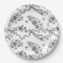 Search for toile paper plates Vintage floral