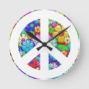 Search for peace sign clocks 60s