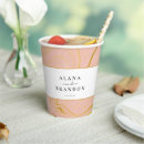 Search for wedding paper cups Gold